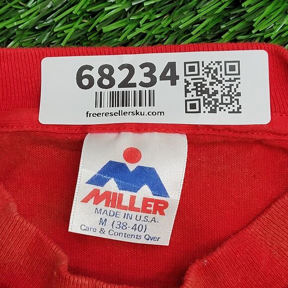 Vintage Chicago Blackhawks Shirt Womens Medium 19x23 Red USA - Picture 8 of 13